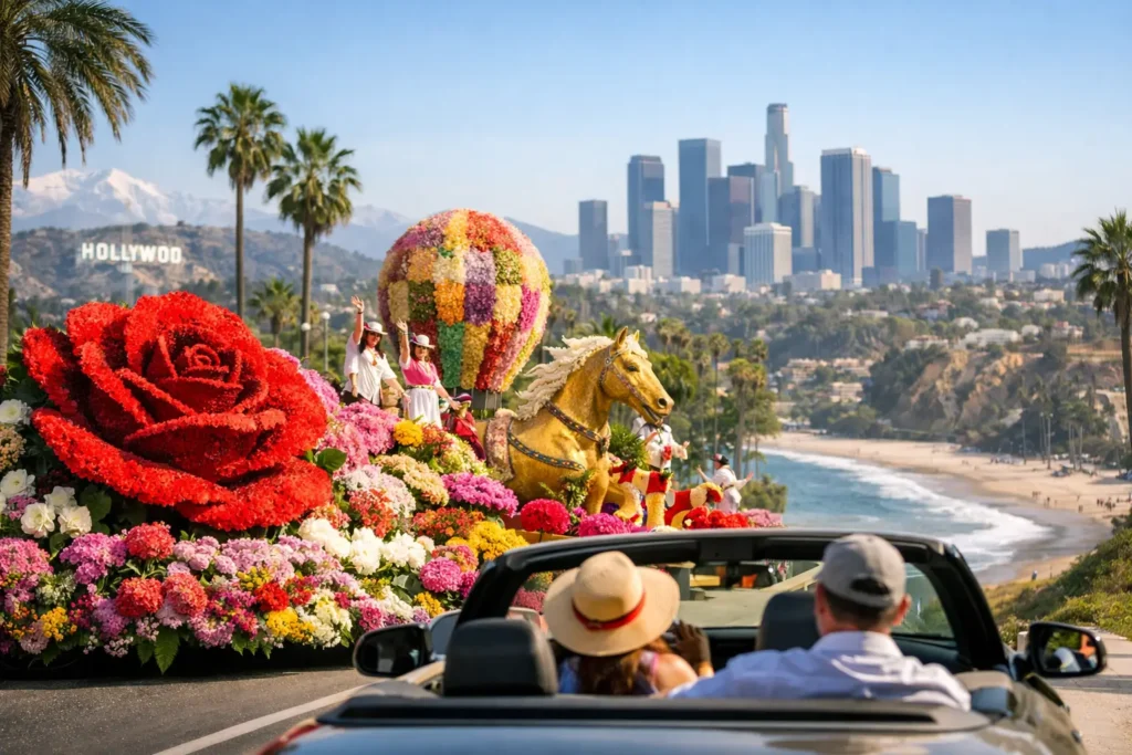 Southern California Sightseeing With Rose Parade